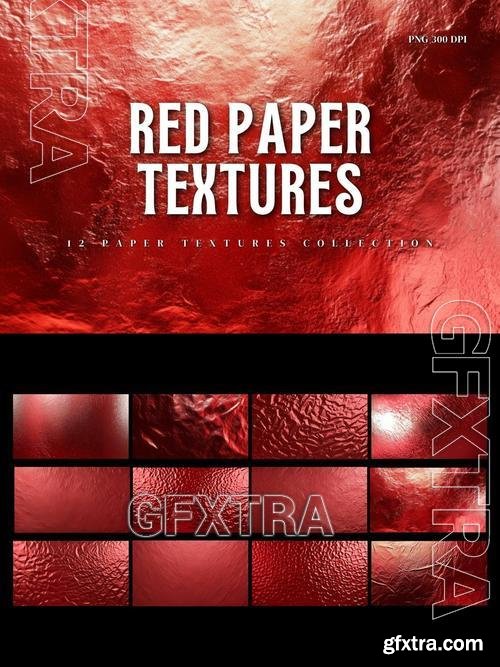 Red Paper Textures 