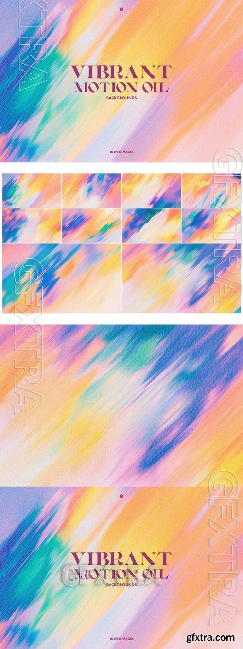 Vibrant Motion Oil Backgrounds 