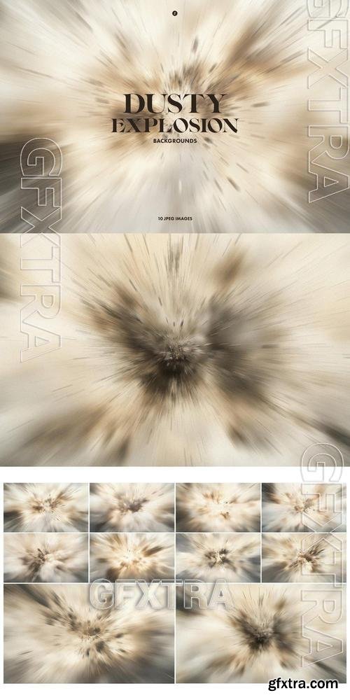 Dusty Explosion Backgrounds 