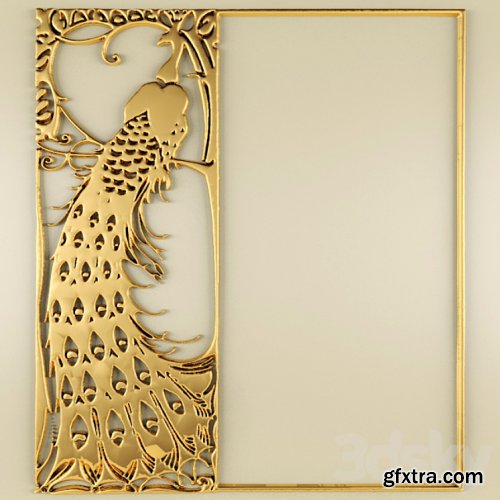 3dsky Pro - Stucco, pattern, peacock frame.