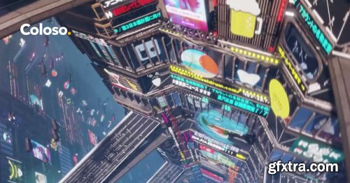 Coloso - Create a Fantastic Cyberpunk City with Blender