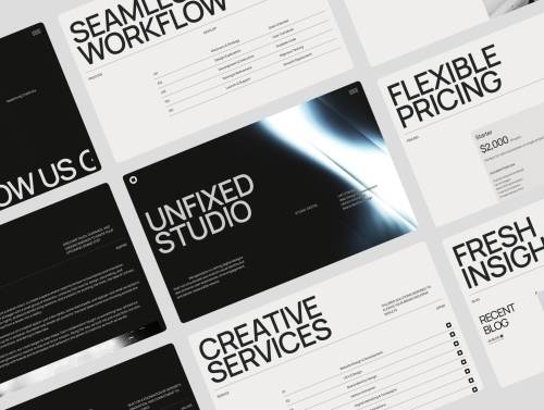 'UNFIXED STUDIO — Minimalist Studio Agency Portfolio' 'UNFIXED STUDIO — Minimalist Studio Agency Portfolio'