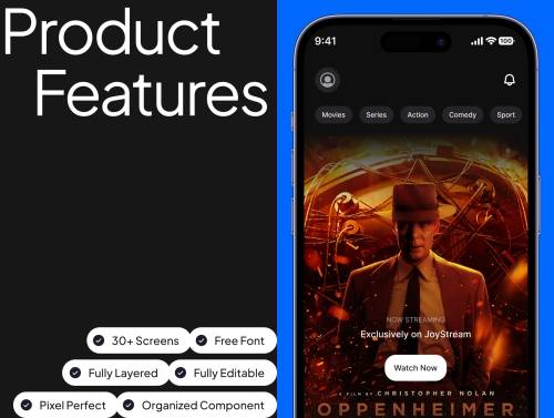 'Streaming App UI Kit' 'Streaming App UI Kit'