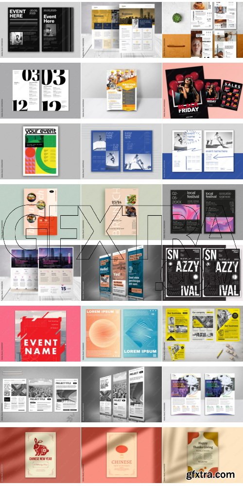 Flyers Posters Collections #1 250xIND