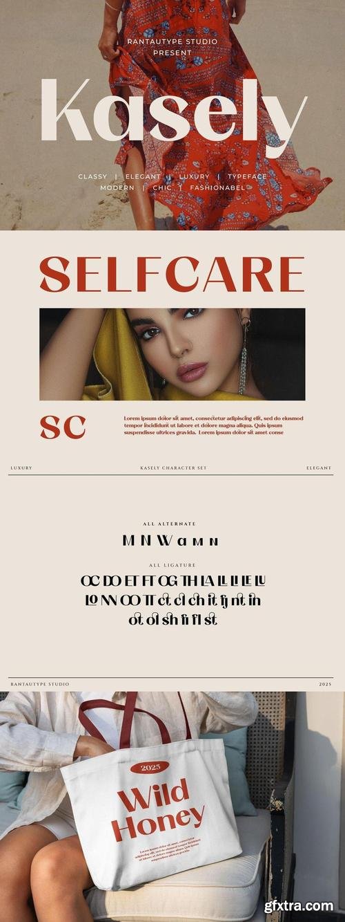 Kasely Classy Luxury Sans Font