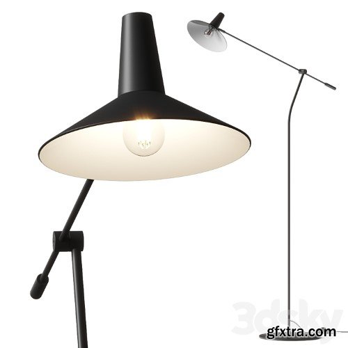 3dsky Pro - La Redoute Lidia Metal Floor Lamp