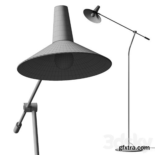 3dsky Pro - La Redoute Lidia Metal Floor Lamp