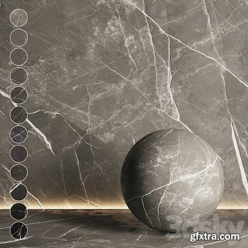 Marble of different shades №12