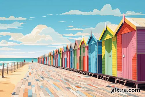 5000 Midjourney Prompts 25 Illustration Styles for Summer