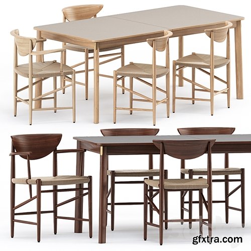 3dsky Pro - Drawn HM3 and HM4 and Patch HM1 Table by & TRADITION