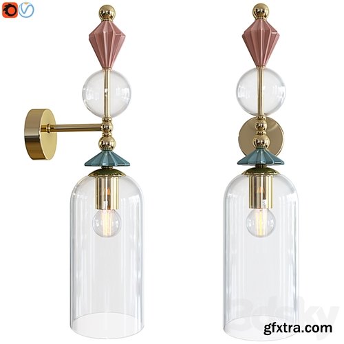 3dsky Pro - Wall lamp Odeon Light 4855 1WA BIZET