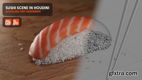 Cgside - Sushi Modeling and Rendering in Houdini