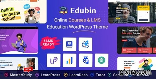 Themeforest - Edubin v9.4.2 - Education LMS WordPress Theme 24037792