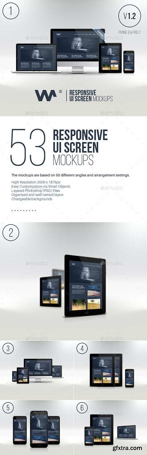 GraphicRiver - Responsive Website Devices & Screen Mockups 9356261