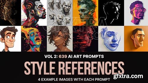 639 Ai Art Prompts for Style References: Vol 2