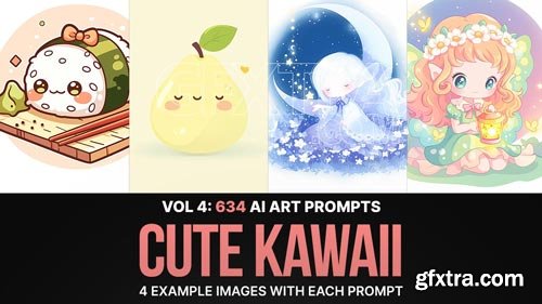 634 Ai Art Prompts For Cute Kawaii Vol 4