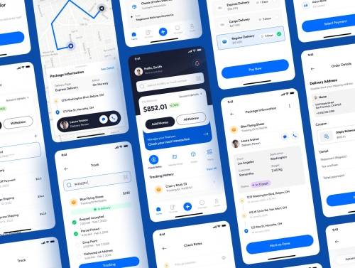 'Shiply - Shipping Mobile App UI Kits'