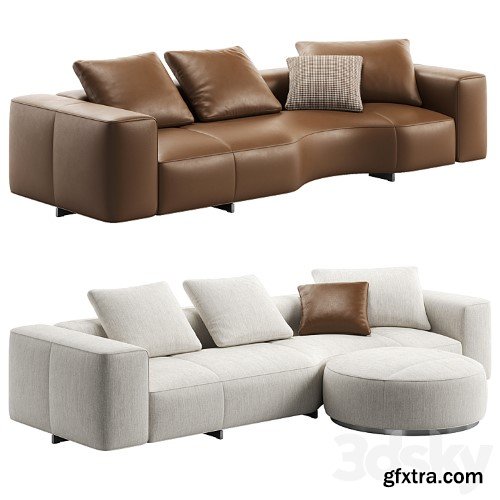 3dsky Pro - Yves Sofa 04 by Minotti