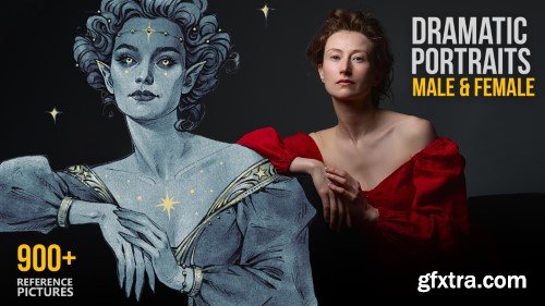 Artstation - Grafit Studio - 900+ Dramatic Portraits (Male and Female)