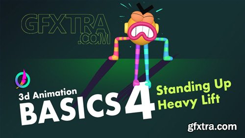 Animawarriors - 3d Animation Basics 04 - Standing up & Heavy Lift