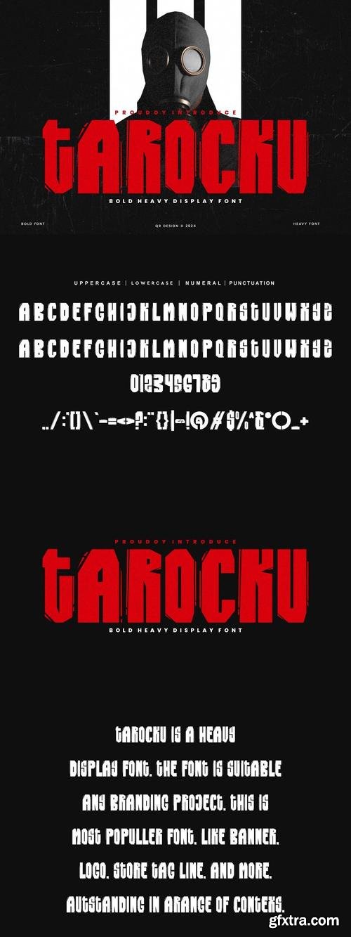Tarocku - Bold Heavy Display Font