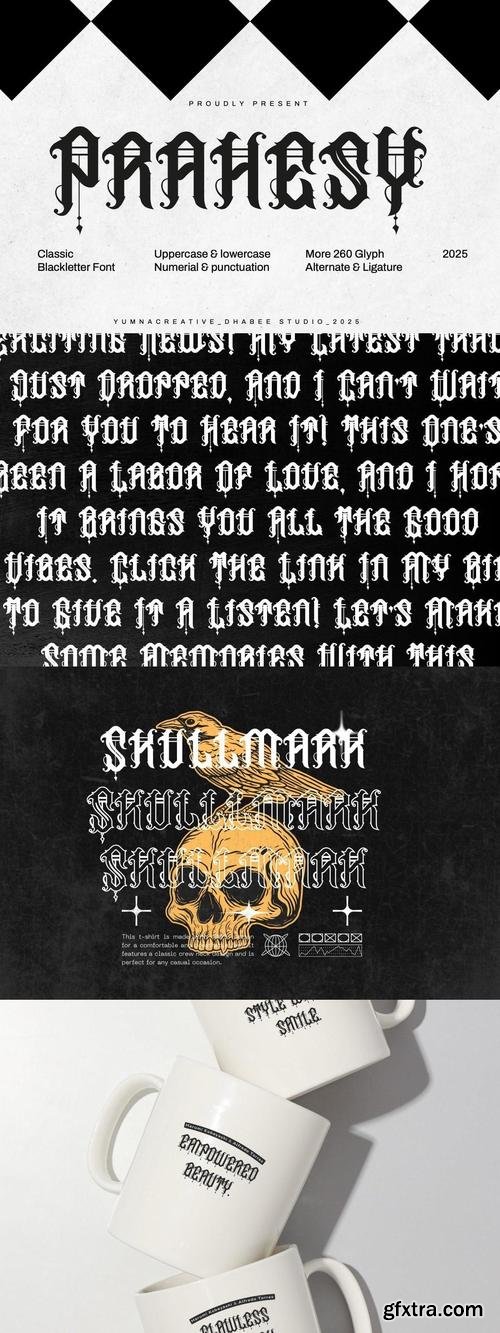 Prahesy - Classic Blackletter Font