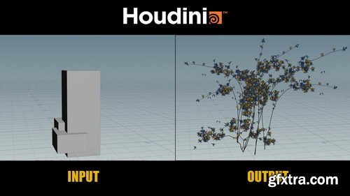 Artstation - Houdini Tutorial Procedural Bush Plant in Unreal Engine 5