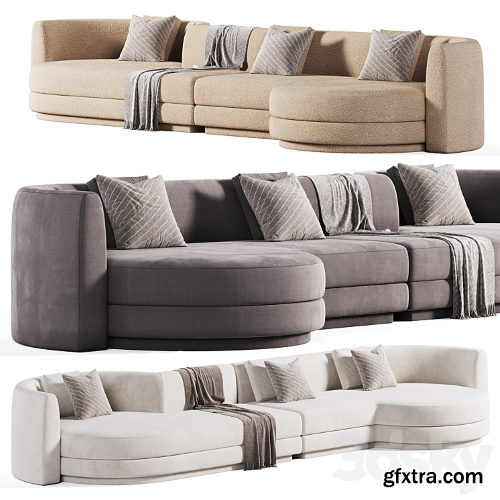 3dsky Pro - UBE sofa Christophe