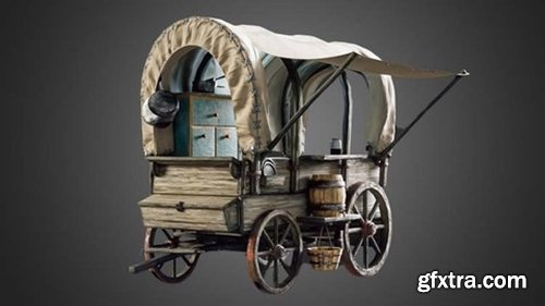 Udemy - Mastering 3D Design: Old Western Wagon
