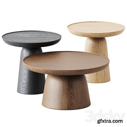 3dsky Pro - Wooden Coffee Tables Hrib by Javorina
