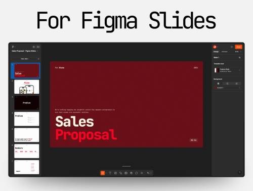 'Sales Deck - Figma Slides'