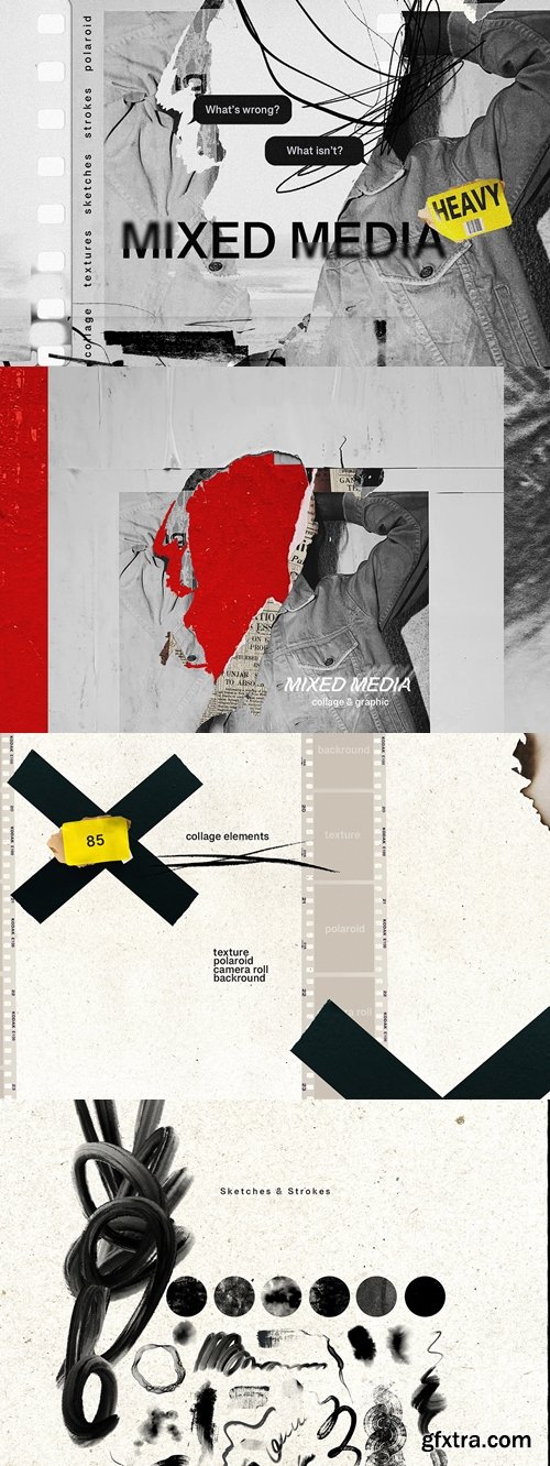 CM - Mixed Media. Collage & Abstract Art