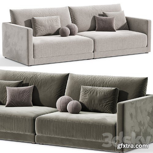 3dsky Pro - Blanche Katarina Corner Sofa By blanche