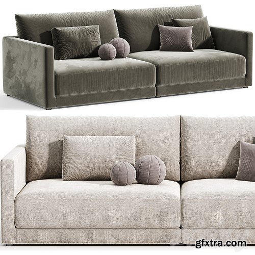 3dsky Pro - Blanche Katarina Corner Sofa By blanche