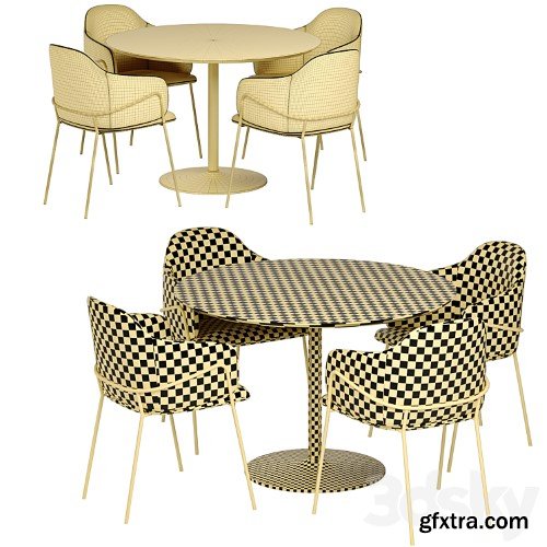 3dsky Pro - carver dining chair with Anderson table