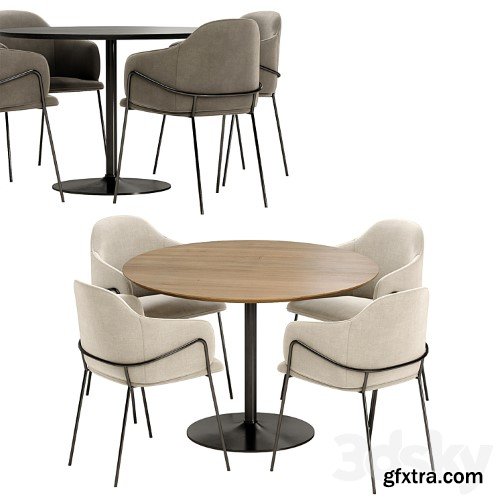 3dsky Pro - carver dining chair with Anderson table