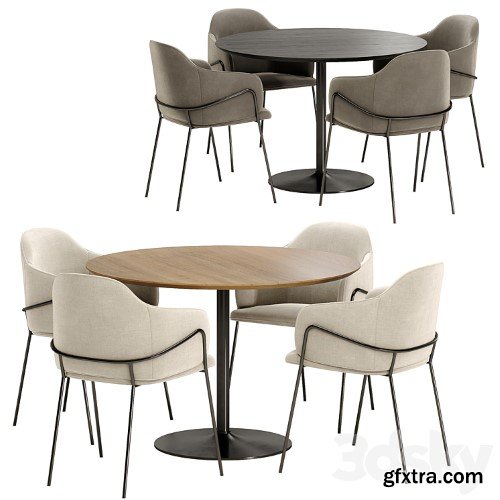 3dsky Pro - carver dining chair with Anderson table