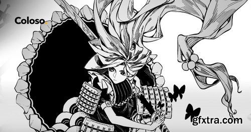 Coloso - Drawing Monochromatic Characters Using Lineart