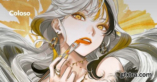 Coloso - Thick Painting Techniques for Glamorous Character Illustrations