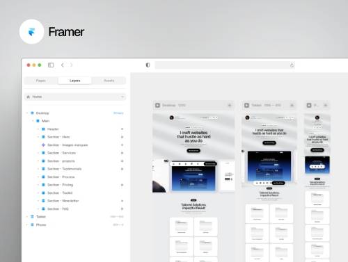 'Jax Orion — Ultimate Portfolio Framer Template'