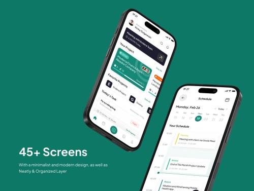 'Taskly - Task Manager App UI Kits'
