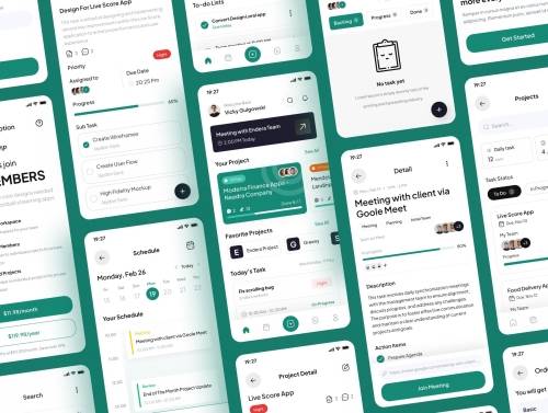 'Taskly - Task Manager App UI Kits'