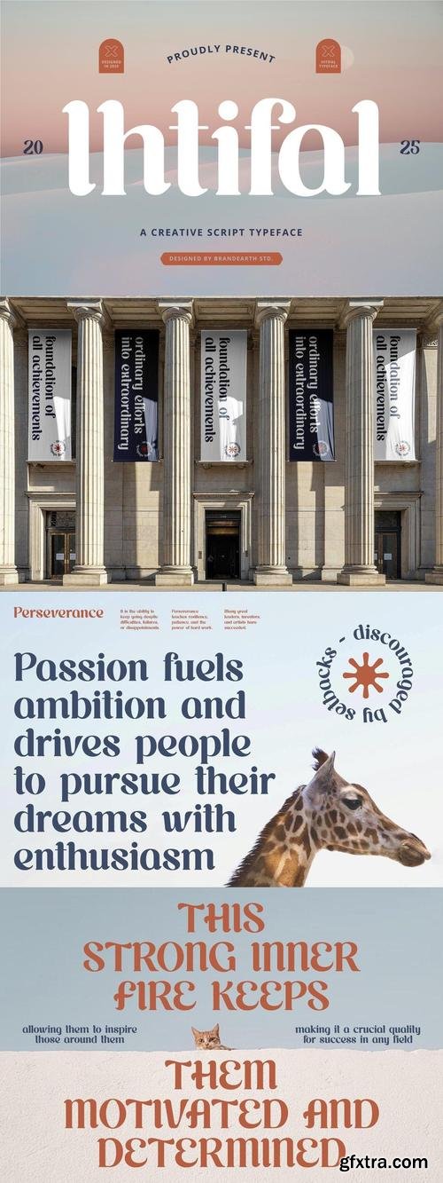 Ihtifal Creative Script Font