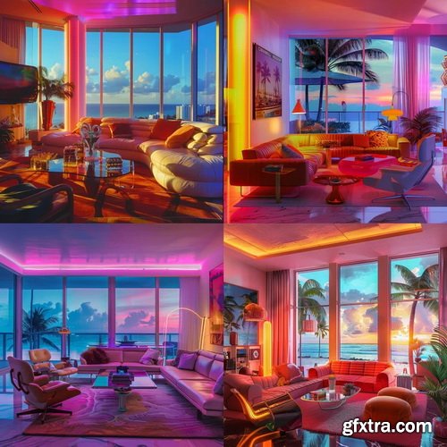 Midjourney Prompts for Vintage Interior Design