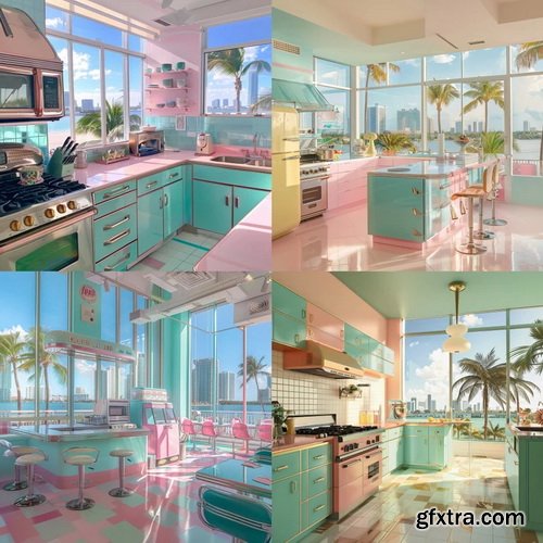 Midjourney Prompts for Vintage Interior Design