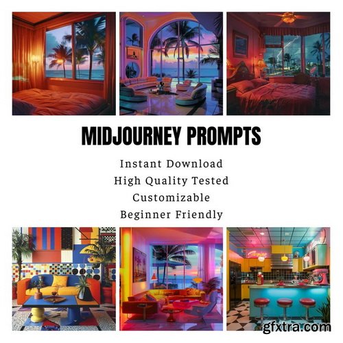 Midjourney Prompts for Vintage Interior Design