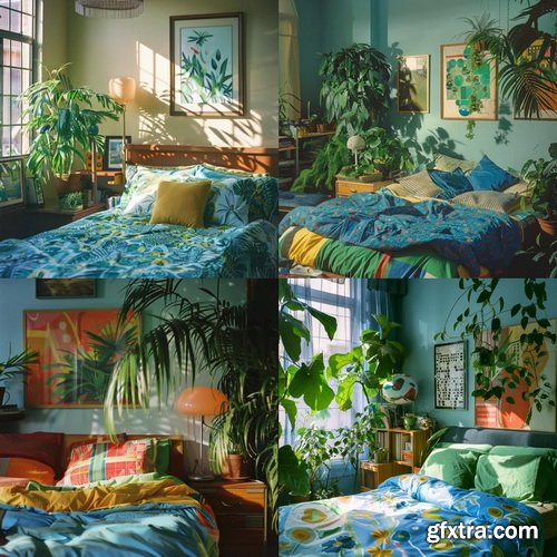 Midjourney Prompts for Vintage Interior Design