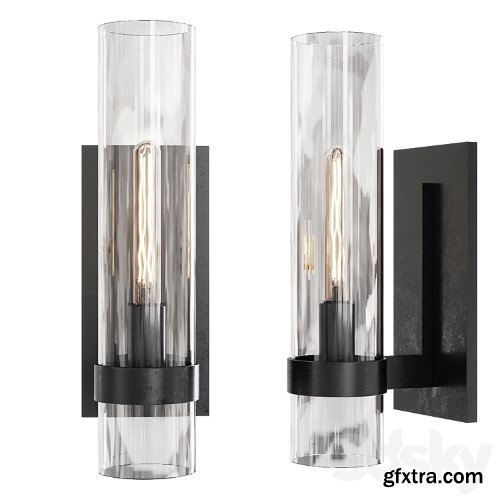 3dsky Pro - Restoration Hardware RAVELLE GRAND SCONCE Black