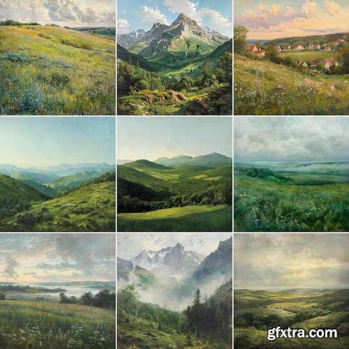 Midjourney Prompts for Oil Painting Nature