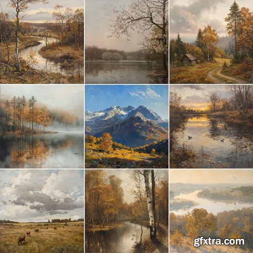 Midjourney Prompts for Oil Painting Nature